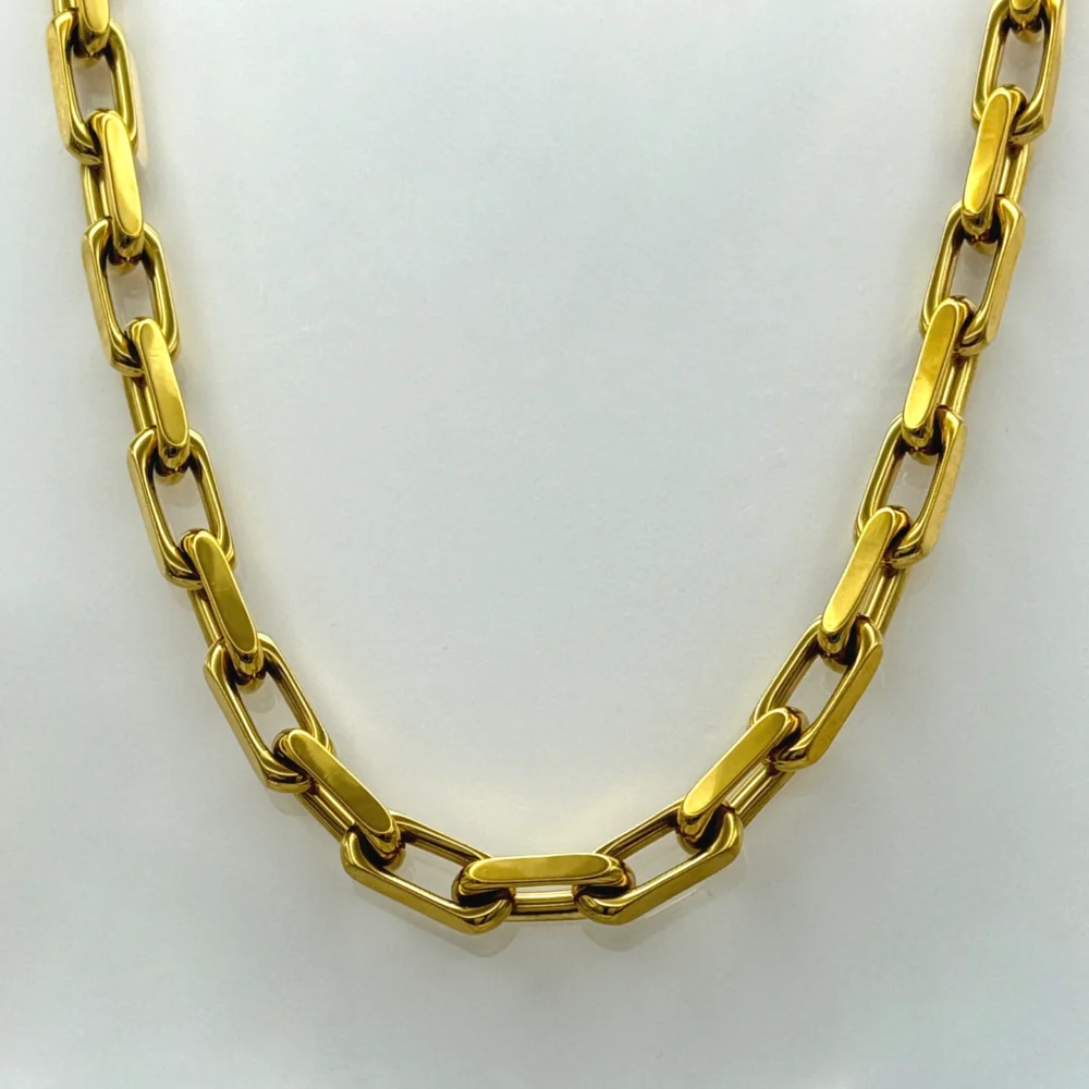 Collar Eslabones Dorados