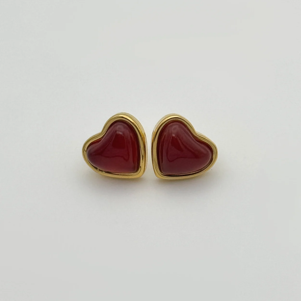 Pendientes Corazón Rojo
