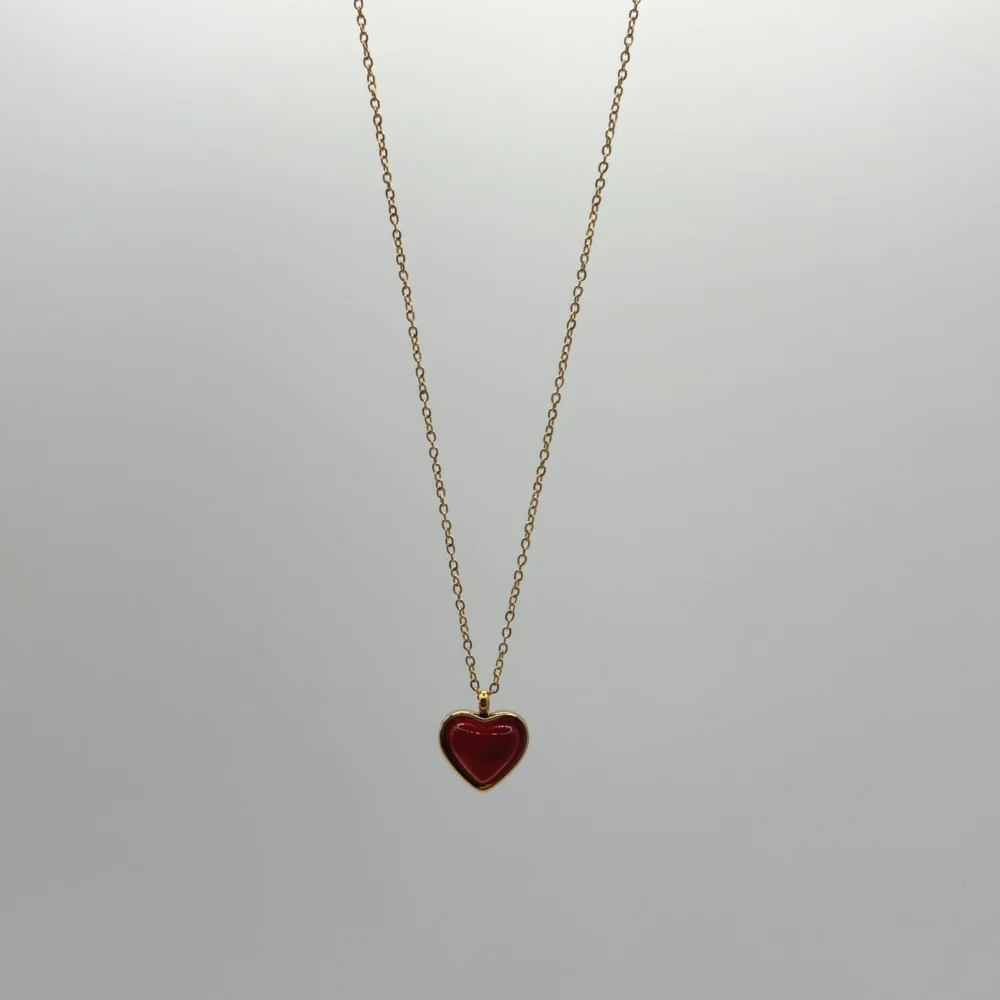 Collar Corazón Rojo